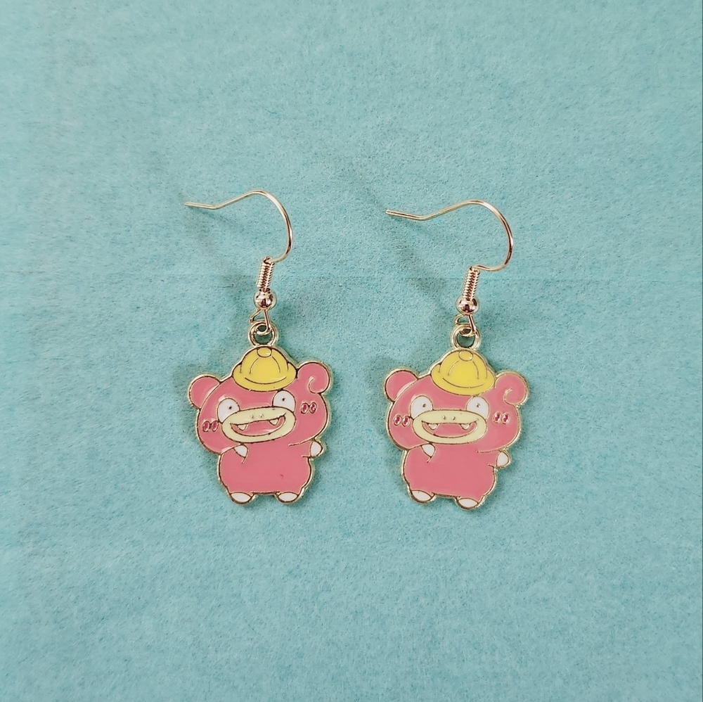 🔮3/$15 Pokemon Slowpoke Earrings
